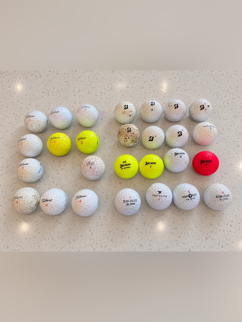 Golf Ball Mix - Titlest, Bridgestone, Etc.
